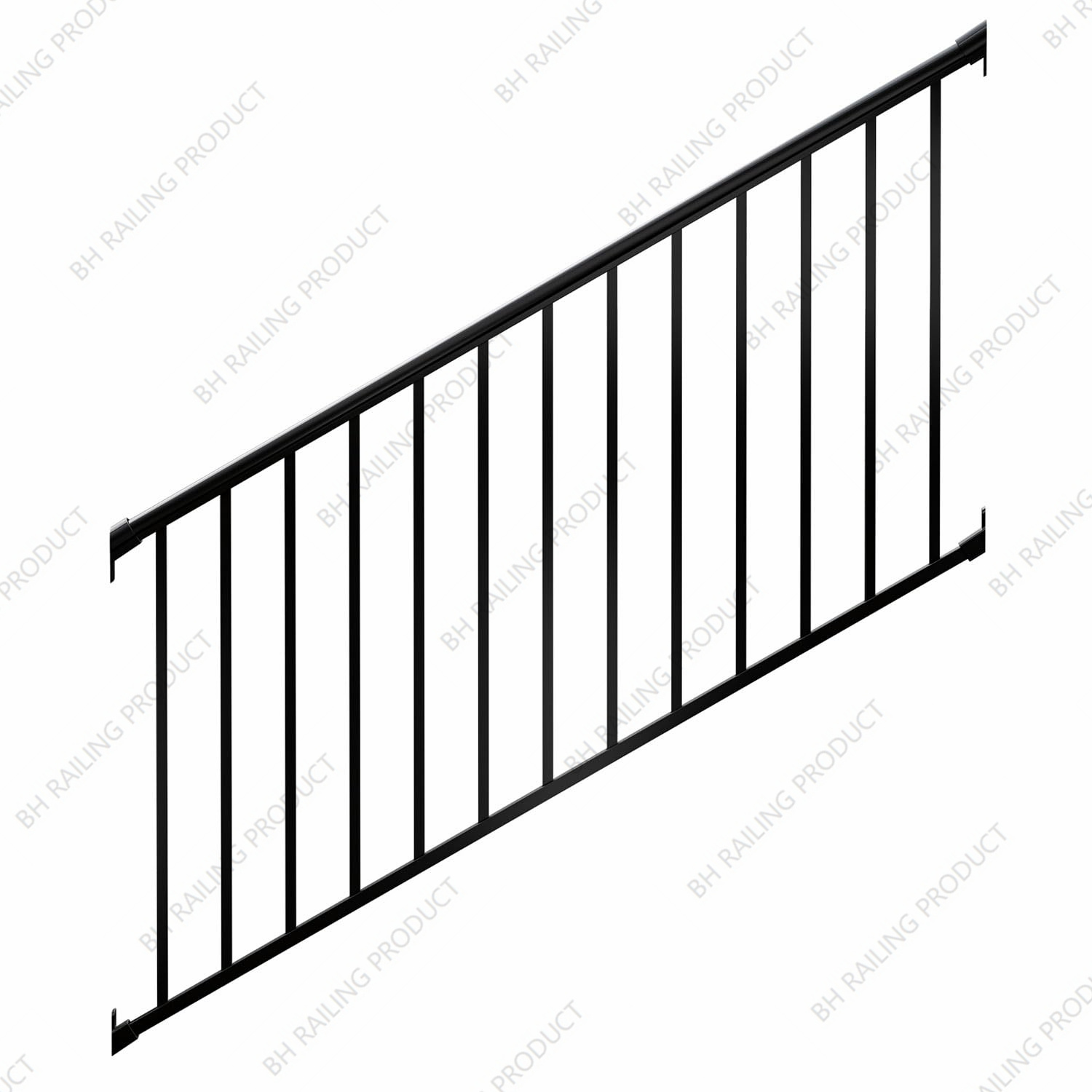 36 in. H x 6 ft. Aluminum Stair Picket Railing, BH-WASPR360601