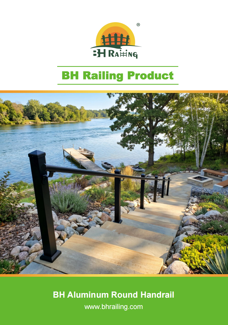 BH Aluminum ADA Round Handrail