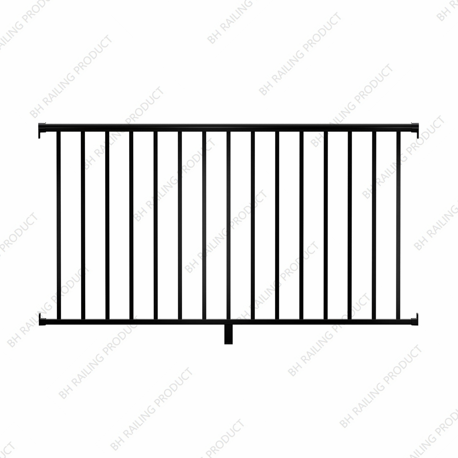 BHR-2000 36 in. H x 6 ft. Aluminum Straight Picket Railing
