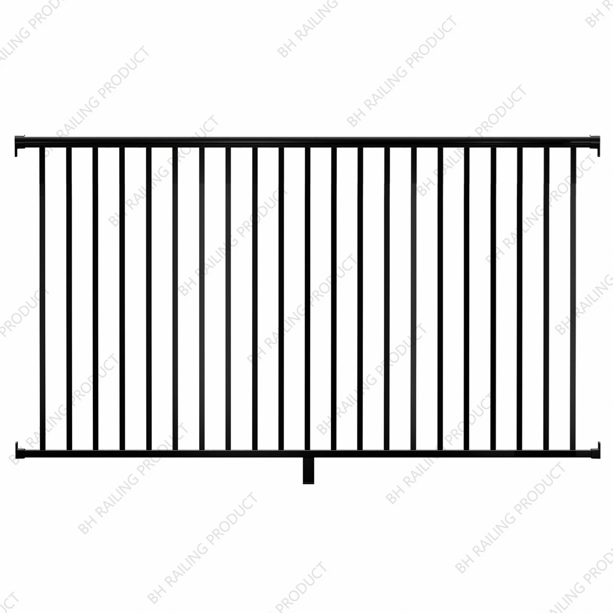 BHR-2000 42 in. H x 8 ft. Aluminum Straight Picket Railing