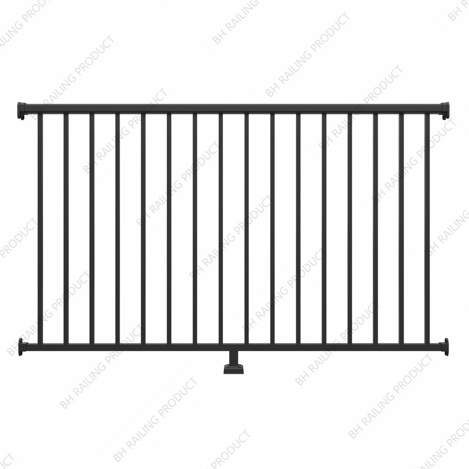 BH-R1000 42 in. H x 6 ft. Aluminum Straight Picket Railing