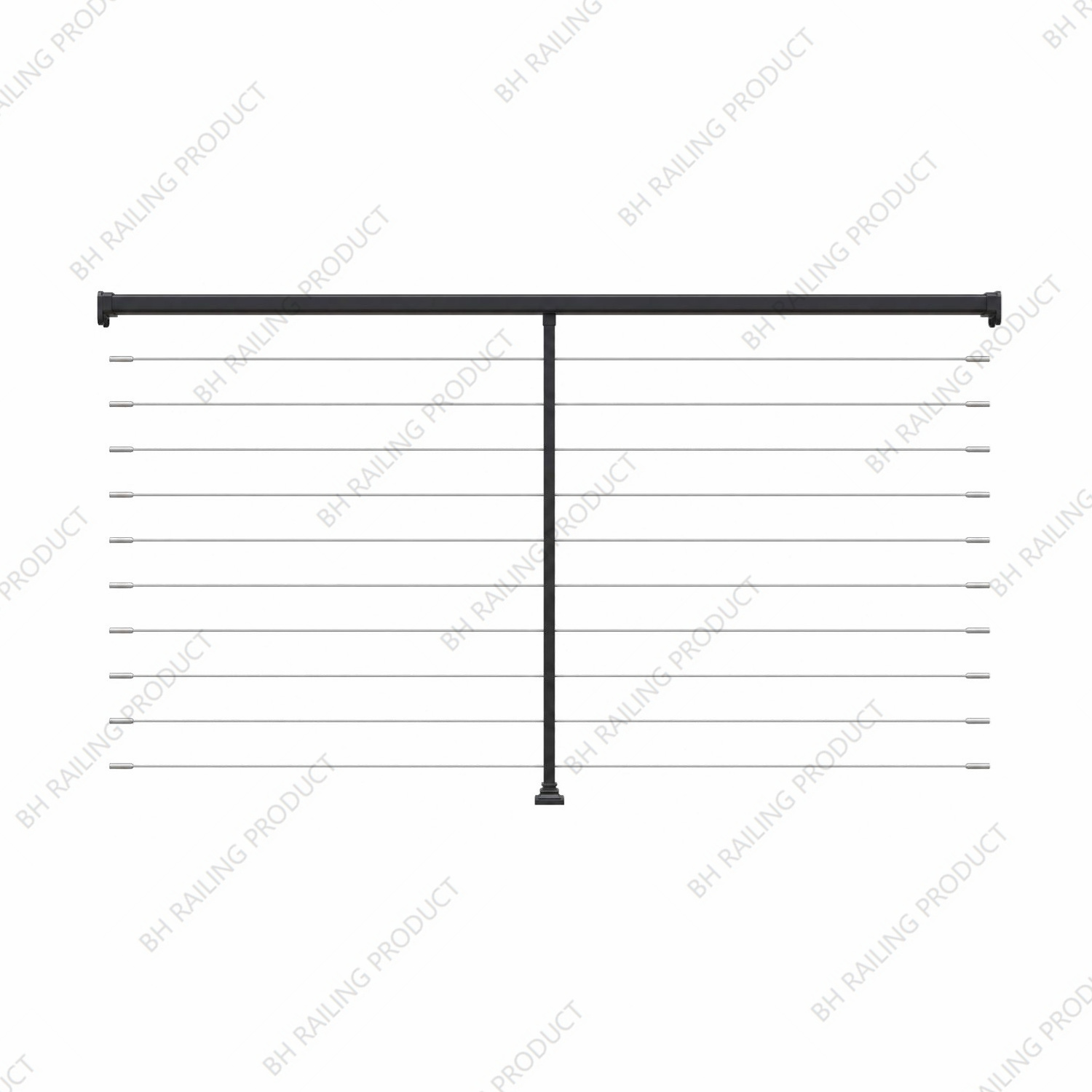 36 in. H x 6 ft. Aluminum Cable Railing