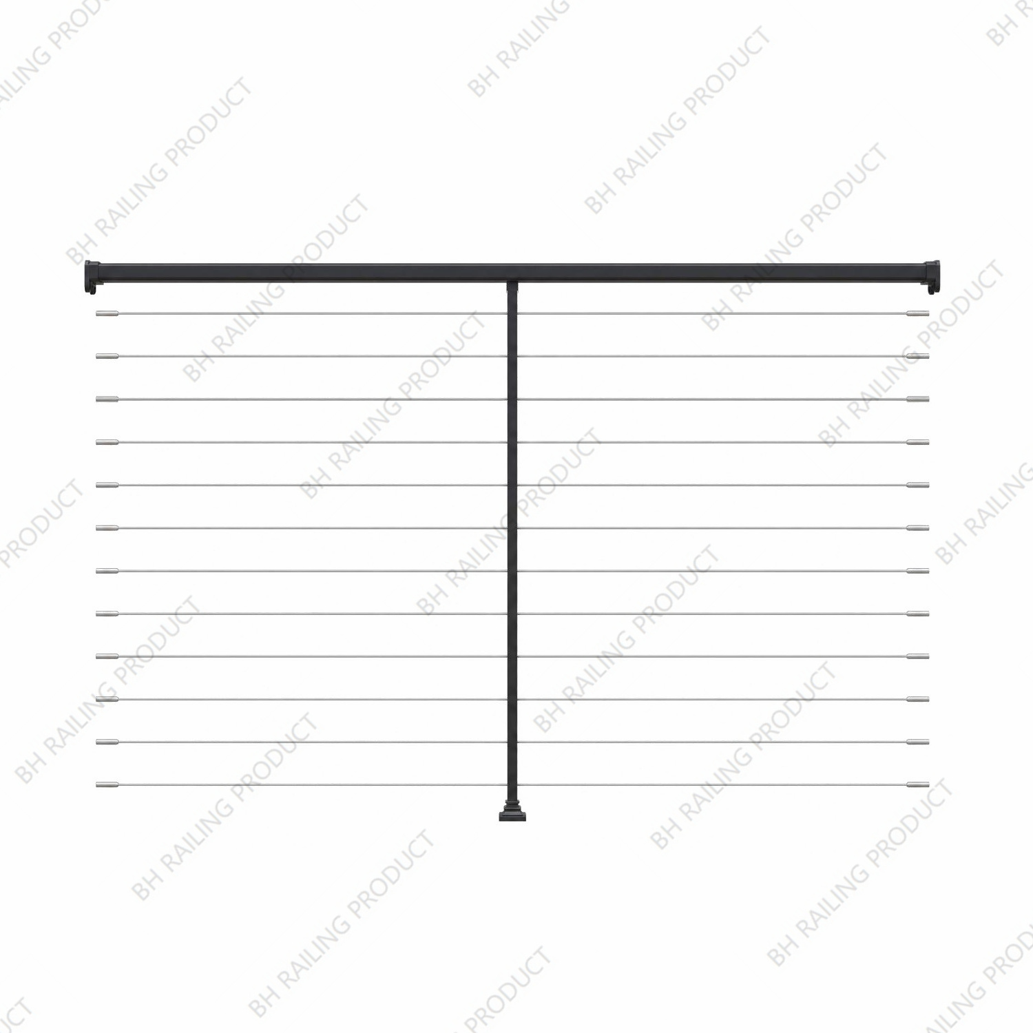 42 in. H x 6 ft. Aluminum Cable Railing