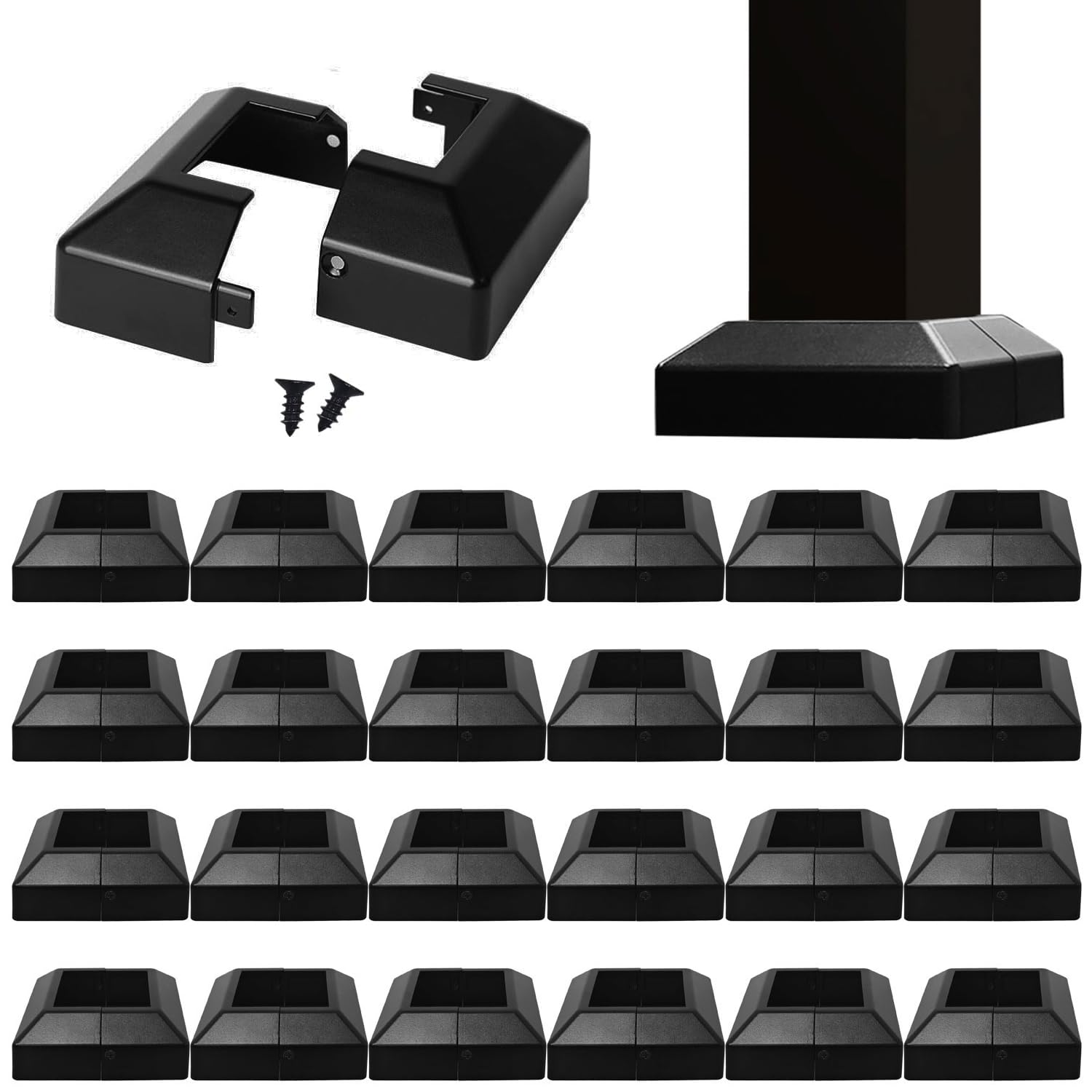 3'' Aluminum Split Post Base Cover